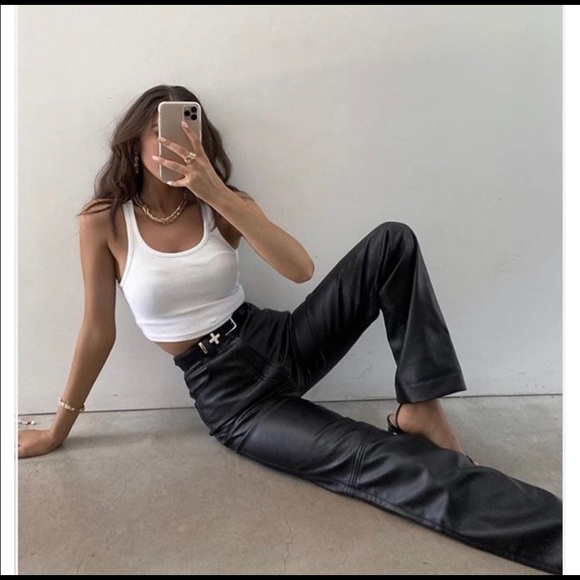 House Of Cb Inaya Black Vegan Leather 